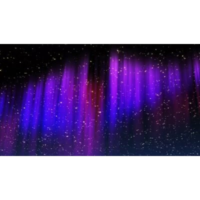 This abstract video background simulates the aurora borealis or northern lights.