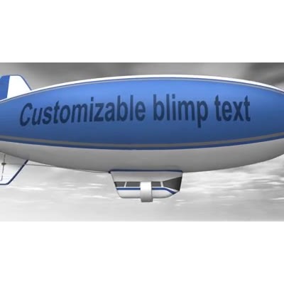 Custom Blimp | Video Background for PowerPoint - PresenterMedia.com