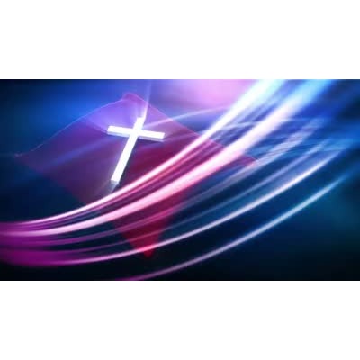 An abstract background showing a cross sitting on top of a pillow