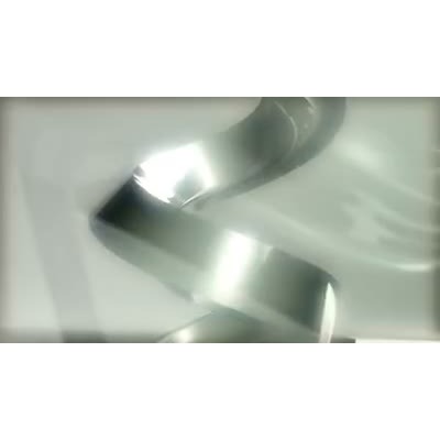 An abstract background showing a piece of metal rotating upwards