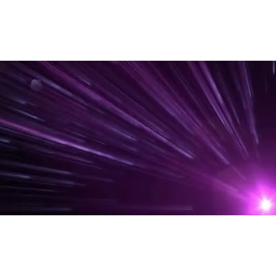 An abstract video background showing a glowing purple orb