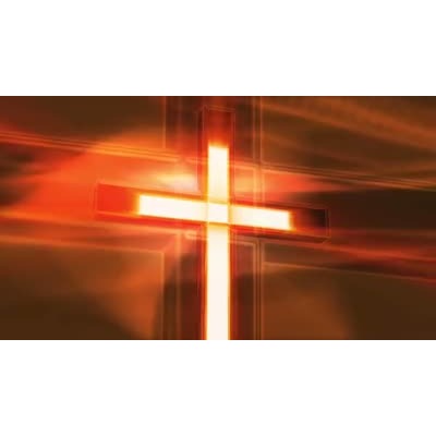 An abstract background showing a stylized cross