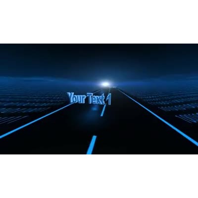 Your custom text fly-by on this digital highway.