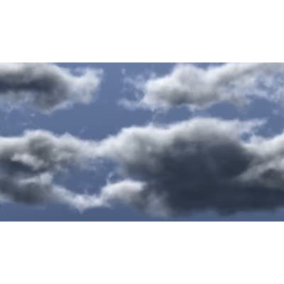 Changing clouds in the sky.