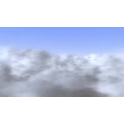 A view of the sky as we soar through the clouds.