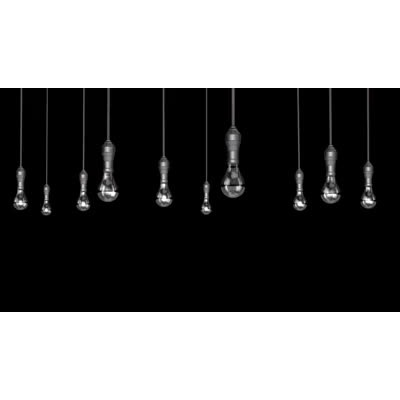 This video shows one handing light bulb tuning on and then a bunch following its lead.