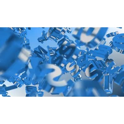 Scattered letters form into your custom text.