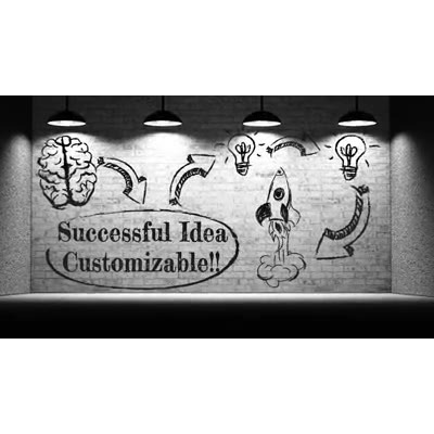 &lt;p&gt;This custom design video shows hanging light bulbs turning on as the camera moves through them and then ends with a brick wall that is lit up by some hanging lights. You can customize the wall with your own text and images.&lt;/p&gt;