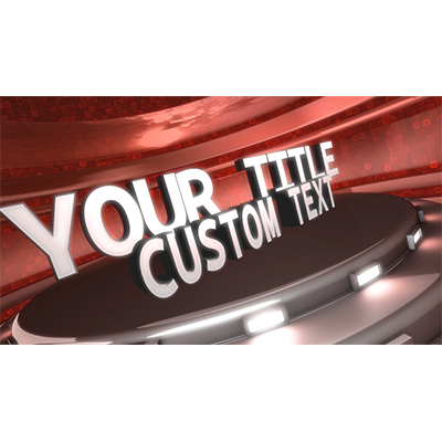 Customize your own broadcast intro.