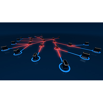 A computer connected to a network spreads a virus to other computers connected to it.