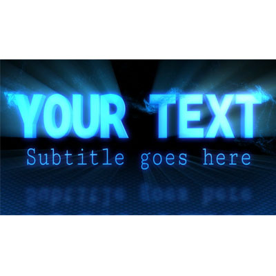 This custom text video shows particle dust revealing glowing text.  &lt;br&gt;&lt;br&gt;You can customize the text to your own words by using our online text customizer.
