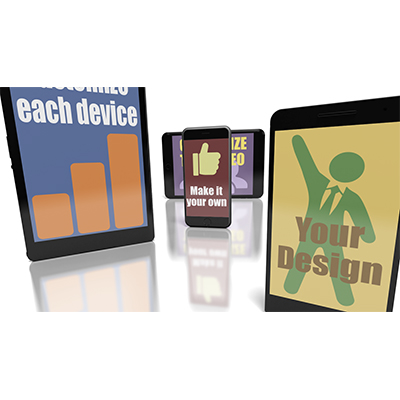 Customize each of these for mobile devices with it&#039;s on screen.