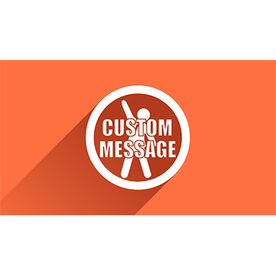 Your custom design casts a long shadow over this minimalist intro. Your design should be black and white, where black will become transparent.