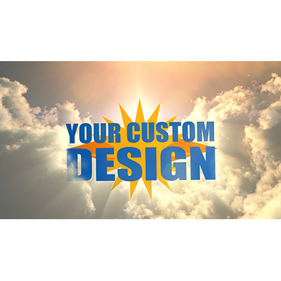 Create your own custom design to float among the clouds.