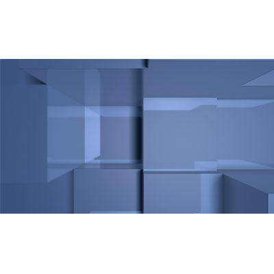 This presentation video background shows slowly moving boxes extruding in and out.   