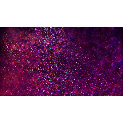 An abstract video of tiny dots in and out of focus moving around.