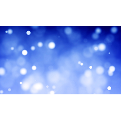 White dots undulated in and out of focus in this abstract video.