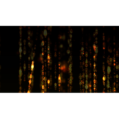 Lines of lights circle a group in the center.