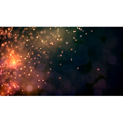 Out of focus dots flow and undulate separately in this abstract video.