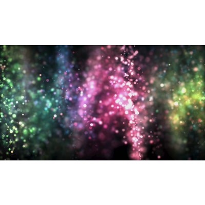 Multicolored lights twirl in this abstract video.