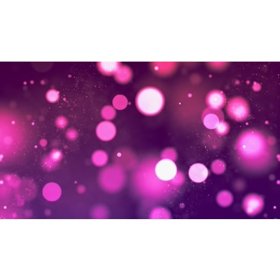 Pink and white spheres floating on a purple surface