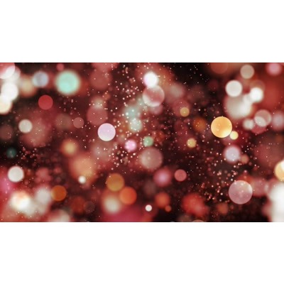 Out of focus dots flow randomly and separately in this abstract video.