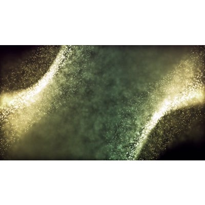 Multiple particles twisting across a dark background.