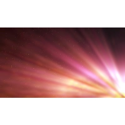 Rays of light extending across a brilliant background. 