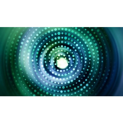 Spinning kaleidoscope of color.