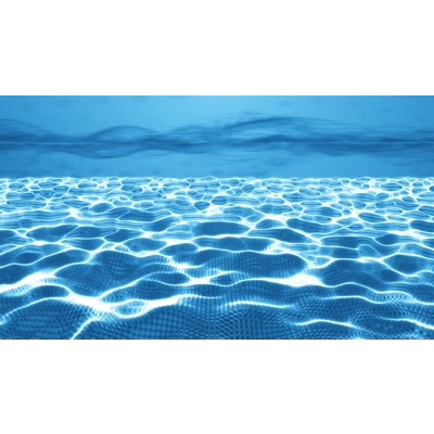 Relaxing waves across a blue background.