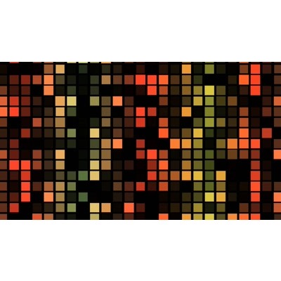 Multicolored flashing squares in a unique sequence.