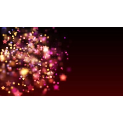 Multicolored lights flowing across a darkened background.