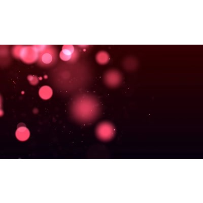 Red dots drifting across a dark surface.