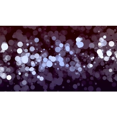 Purple dots drifting across a dark surface.