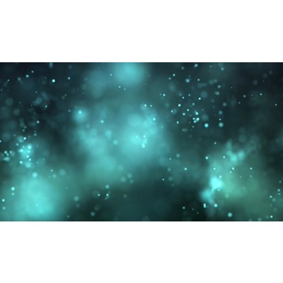 A flurry of particles floating across this abstract video.