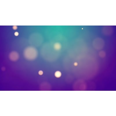 Floating colorful spheres across this abstract video.