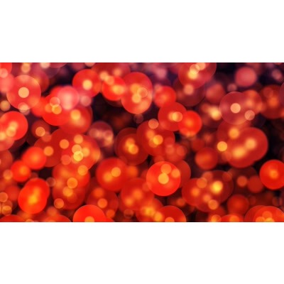 Colorful cells flowing across this video background.