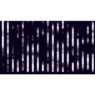 Flashing cubes of colorful light in this abstract video.