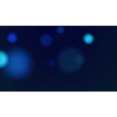 Blue spheres floating across this abstract video.