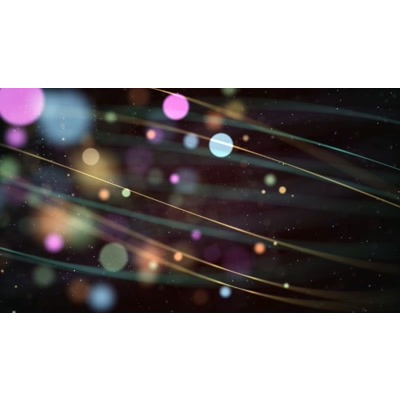 Colorful spheres dancing floating across this abstract video.