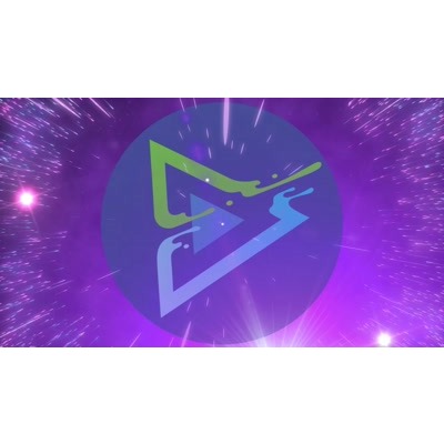 Lights and sparkles twirl then expand to reveal your custom design.