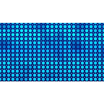 Colorful blue circle pattern on this abstract video.