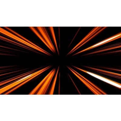 Brilliant beams of light on abstract video.