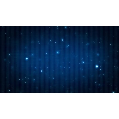 Fragment particles appear around this abstract video.