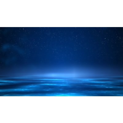 Blue particles flow across this abstract video background.