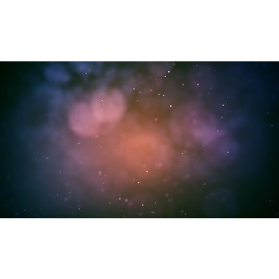 Brilliant particles of light on abstract video.