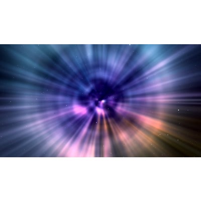 Vibrant solar rays light up this abstract video. 