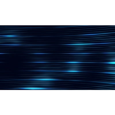 Colorful lines flow across this abstract video.