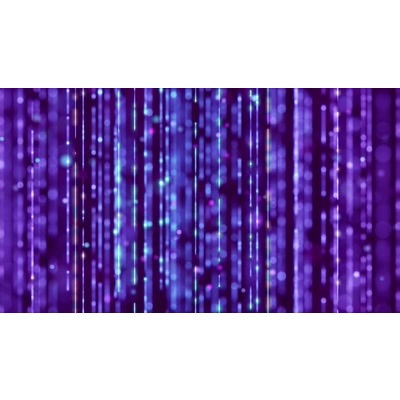 Colorful lines flow across this abstract video.