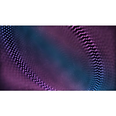 Colorful rotating particles on this abstract video.